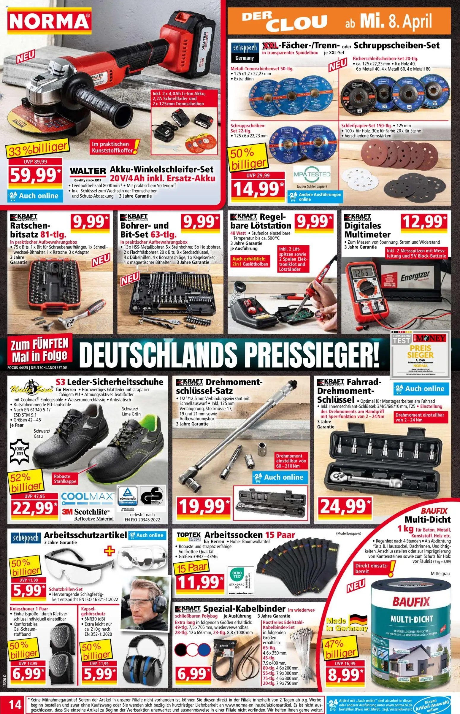 Norma Prospekt 	 – gültig ab 07.04.2026 | Seite: 14 | Produkte: Adapter