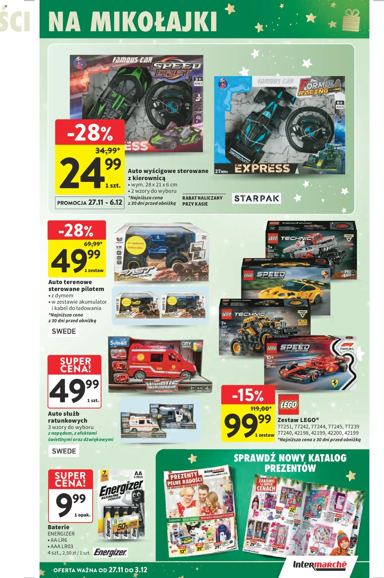 Intermarche Black Friday od 27.11.2025 | Strona: 18 | Produkty: Kabel, Baterie, Lego