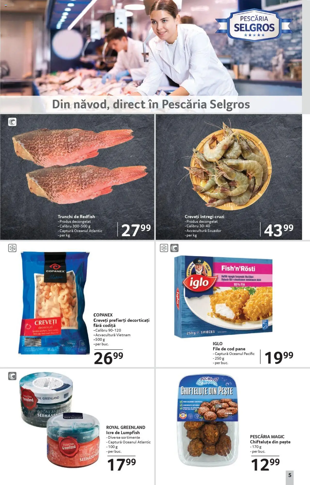 Catalog Selgros - Magazine Mici – valabil de la 22.08.2025 | Pagină: 5 | Produse: Pește