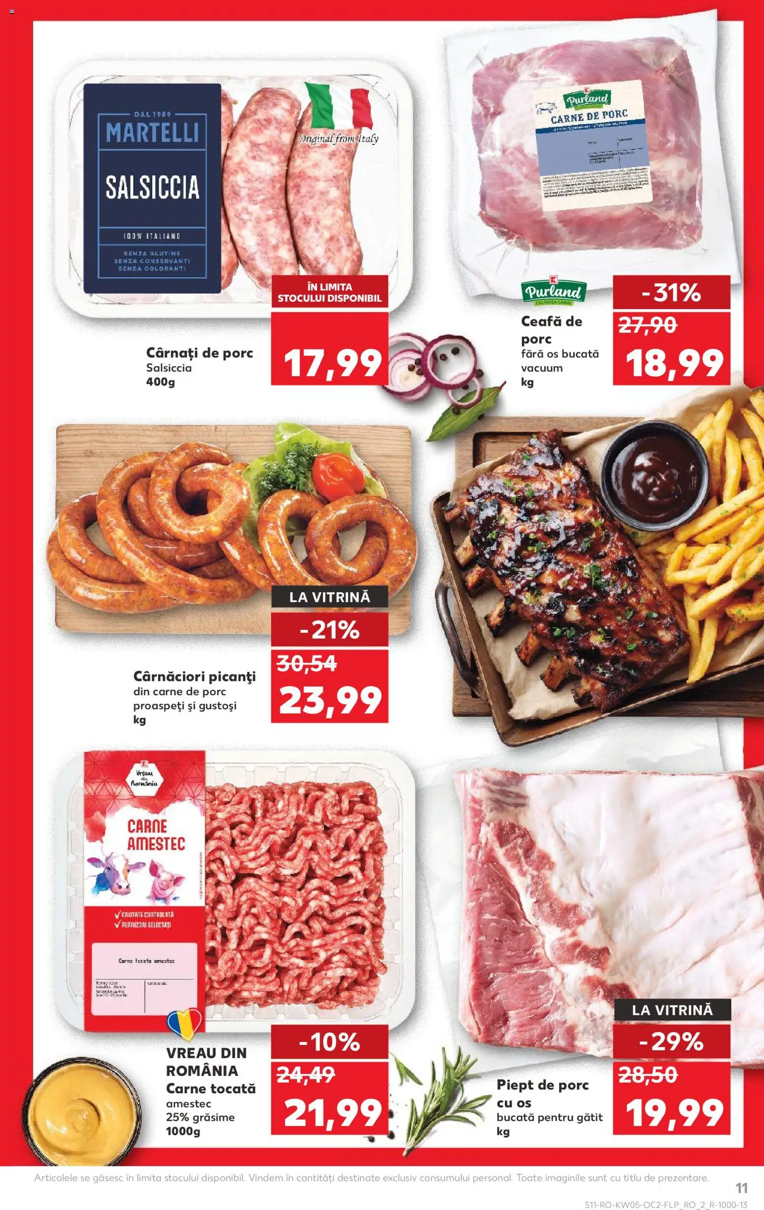 Kaufland RO akciós ujság - amely érvényes a következő dátumtól: 28.01.2026 | Oldal: 11