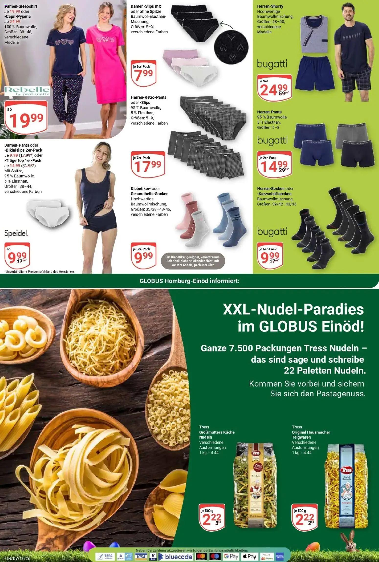 Globus prospekt Homburg-Einöd	 – gültig ab 23.03.2026 | Seite: 27 | Produkte: Küche, Nudeln