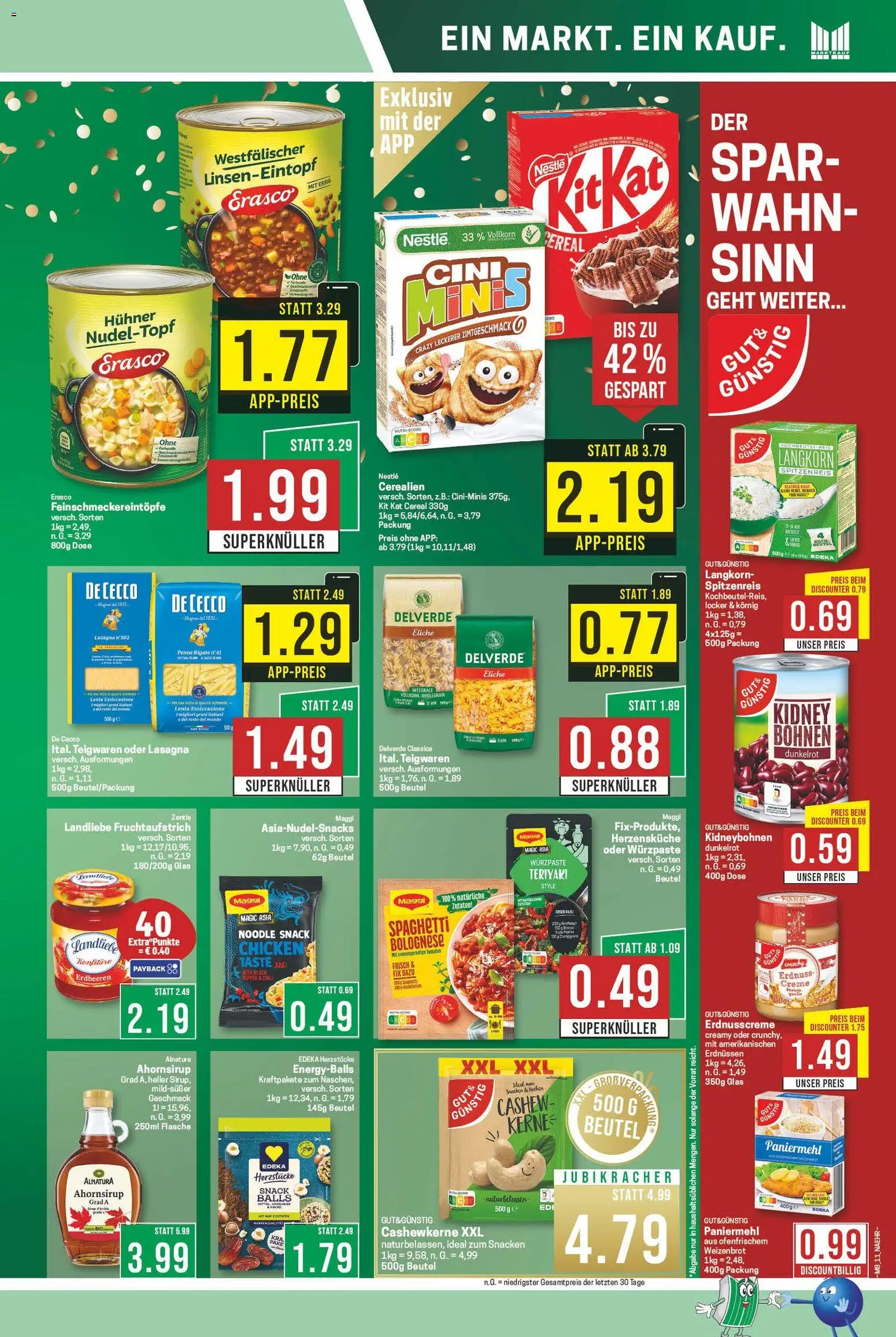 Marktkauf Prospekt 	 – gültig ab 16.02.2026 | Seite: 11 | Produkte: Maggi, Essig, Erdbeeren, Erasco