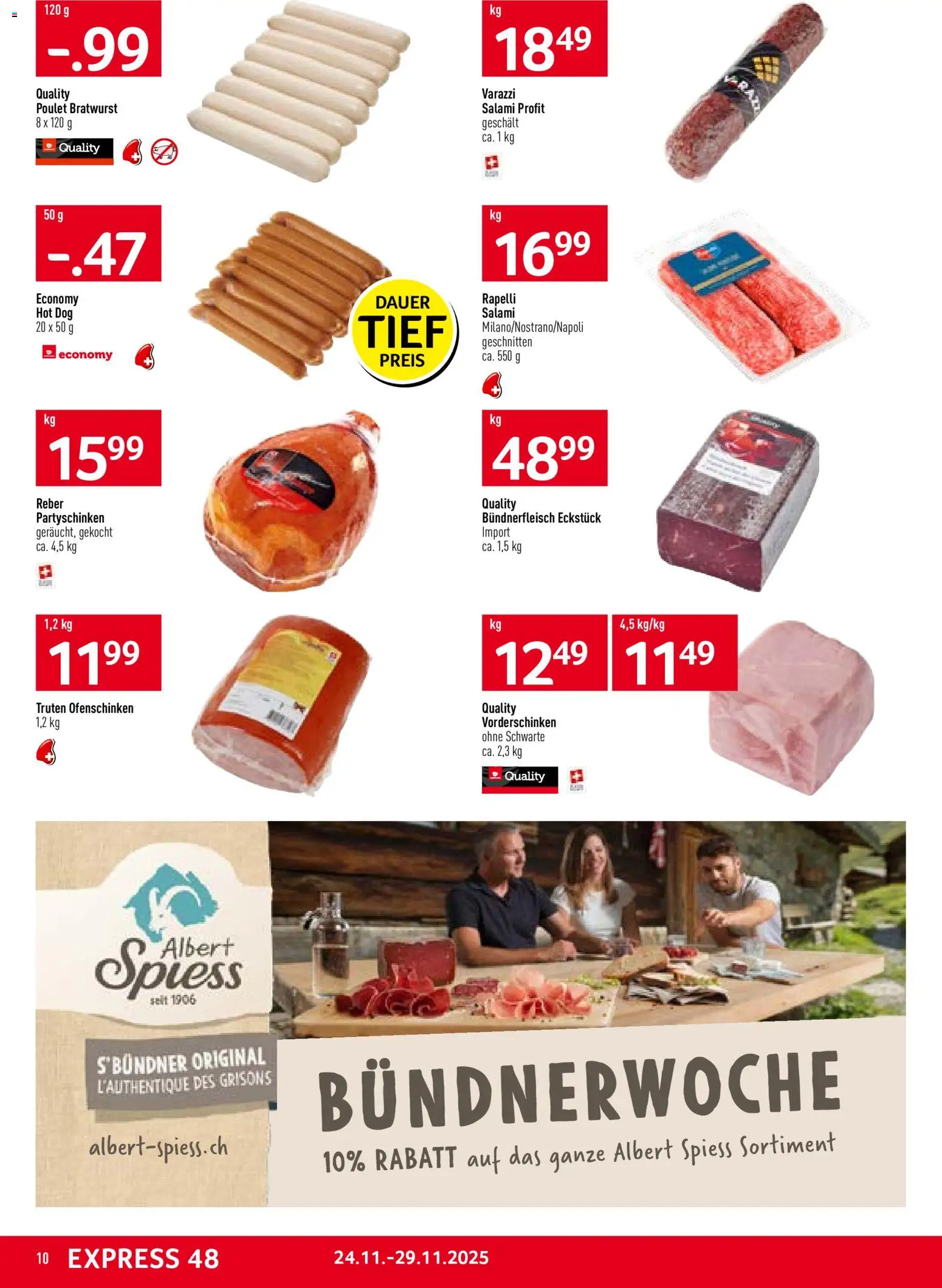 Prodega Aktionen – gültig ab 24.11.2025 | Seite: 10 | Produkte: Salami