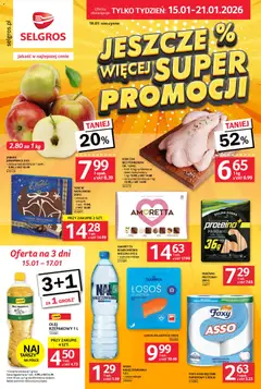 Pogląd oferty "Selgros cash&carry Gazetka - Jeszcze więcej super promocji" - ważna od 15.01.2026