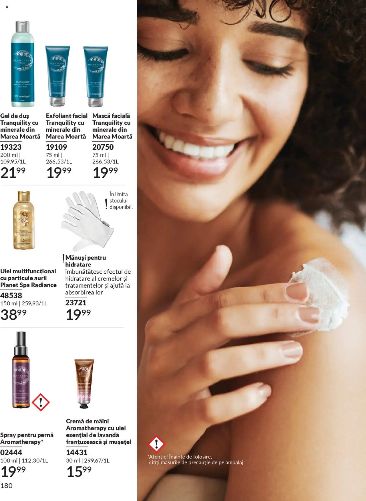 Catalog Avon - 09 2025 – valabil de la 01.09.2025 | Pagină: 180 | Produse: Mănuși, Exfoliant, Duș, Cremă