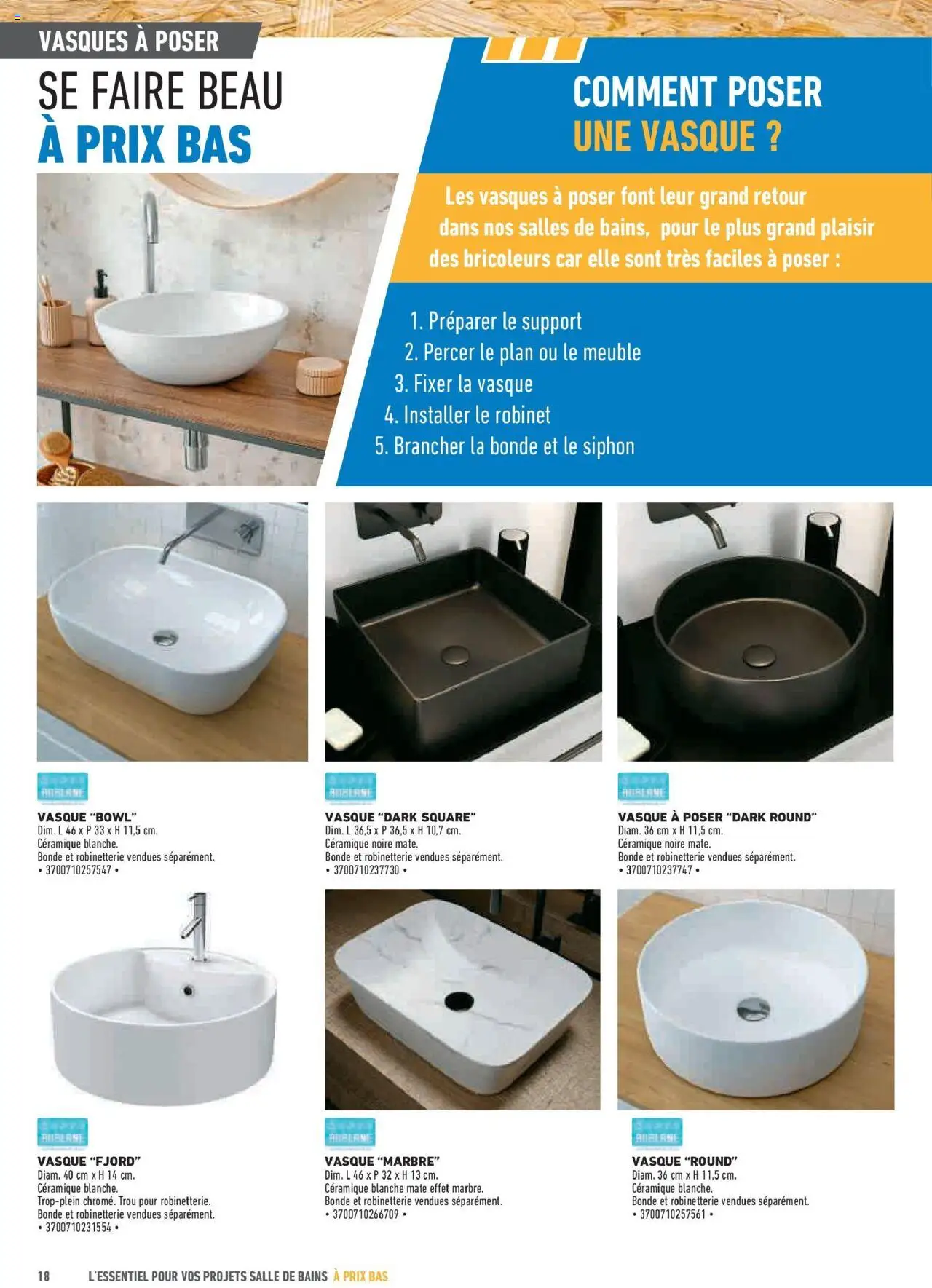 {H1} | Page: 18 | Produits: Meuble, Robinet