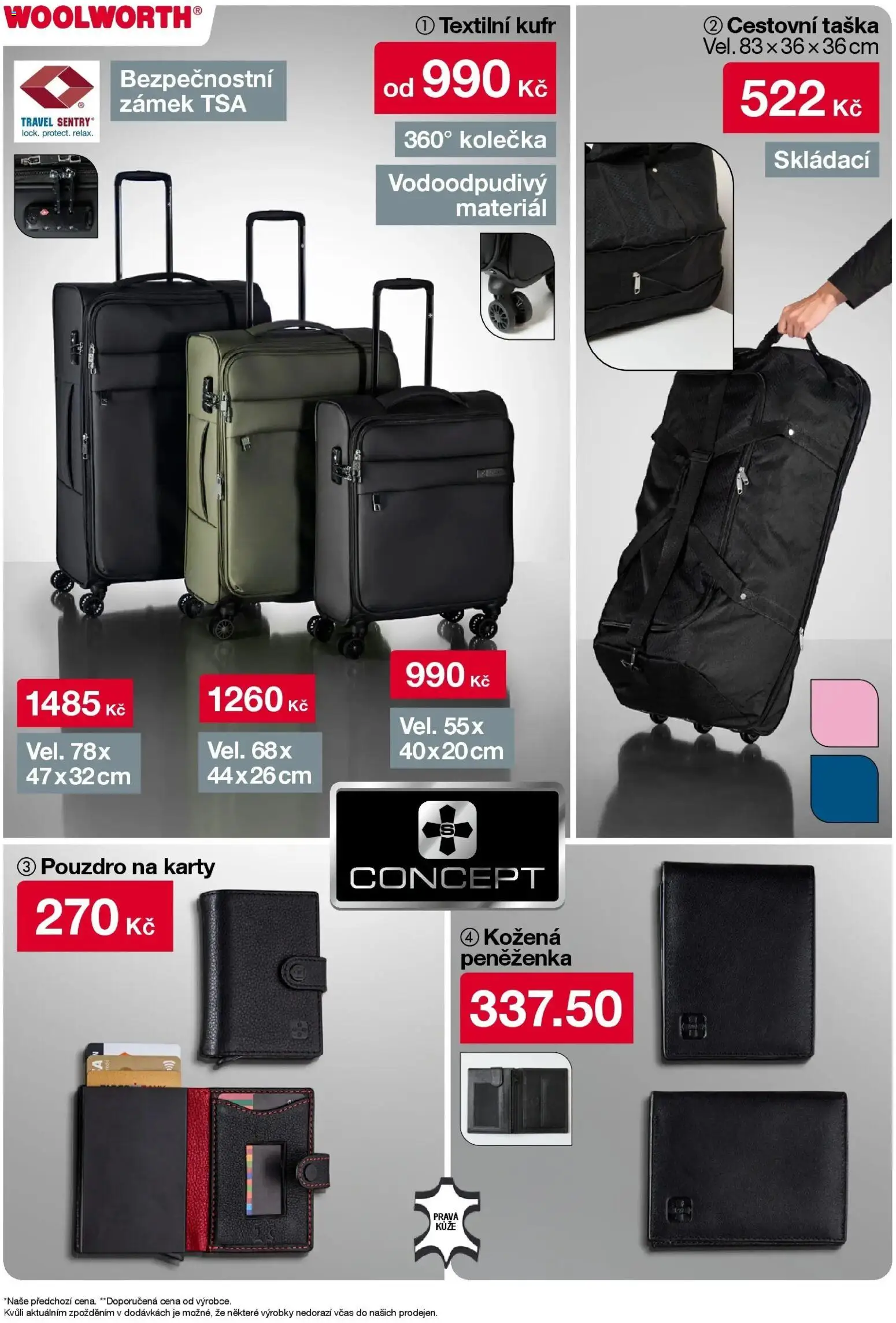 Woolworth leták od 12.12.2025 | Strana: 6 | Produkty: Cestovní taška, Pouzdro, Taška, Karty