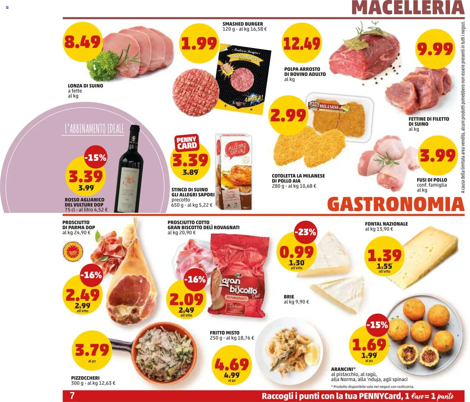 Volantino PENNY del 06.11.2025 | Pagina: 7 | Prodotti: Arrosto, Prosciutto Cotto, Suino, Spinaci