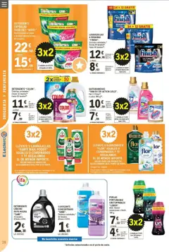Vista previa E.Leclerc folleto válido desde el 22.10.2025 | Página: 28 | Productos: Quitamanchas, Té, Suavizante, Lavavajillas