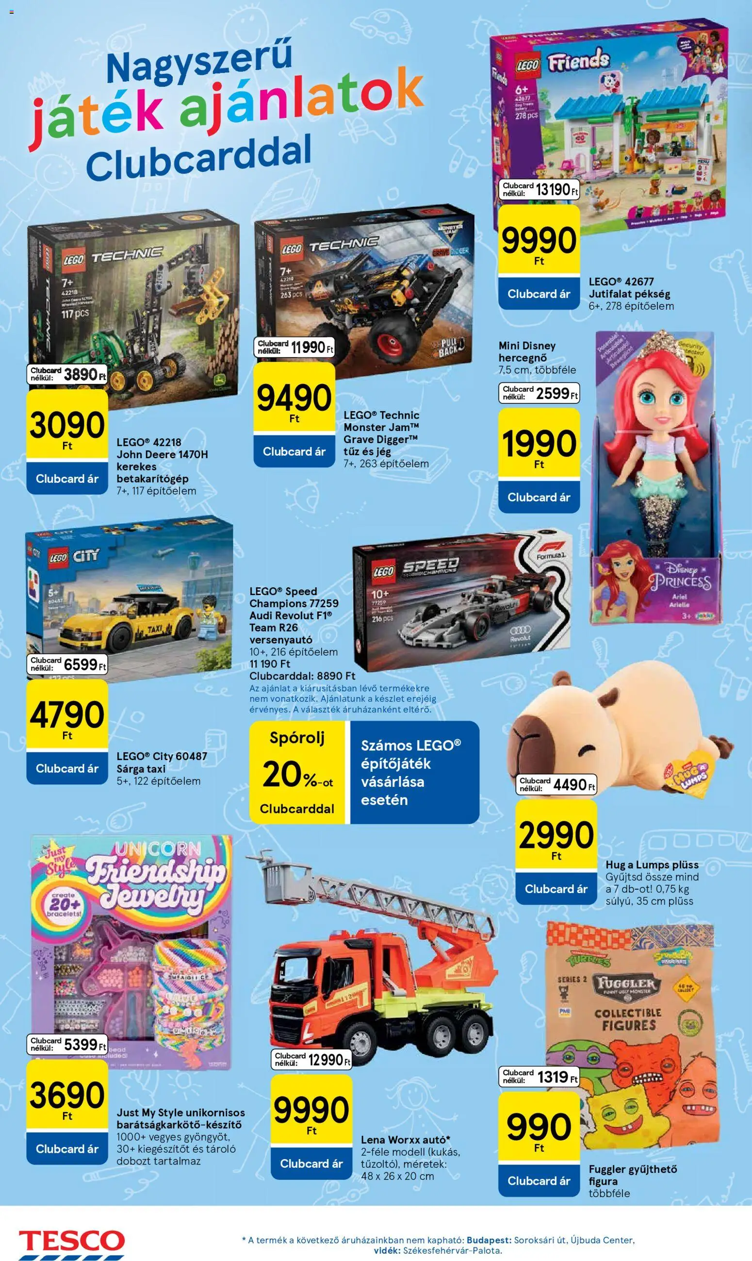 Tesco akciós ujság - amely érvényes a következő dátumtól: 31.03.2026 | Oldal: 18 | Termékek: Ariel, Játék, Plüss