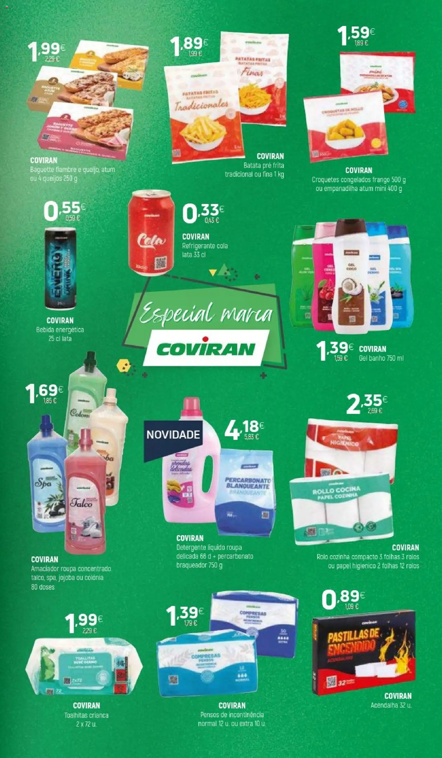 Coviran folheto │ válido de 07.04.2026 | Página: 11 | Produtos: Refrigerante, Batata, Detergente, Banho