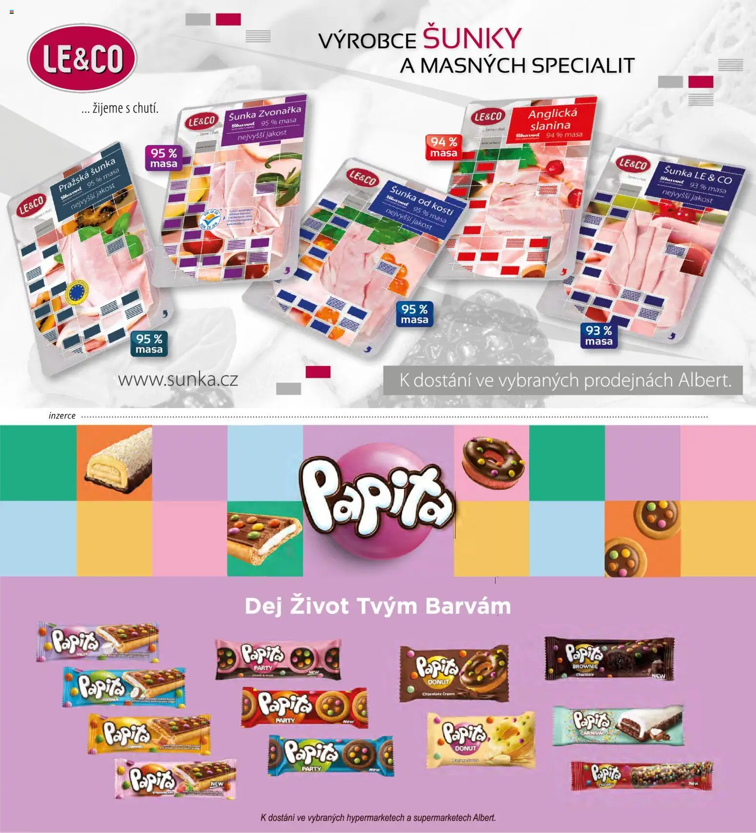 Albert magazín od 01.02.2026 | Strana: 62 | Produkty: Donut, Šunka od kosti, Šunka, Slanina