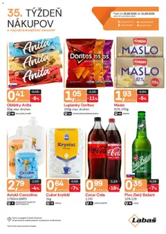 Labaš leták - náhľad platný od 25.08.2025