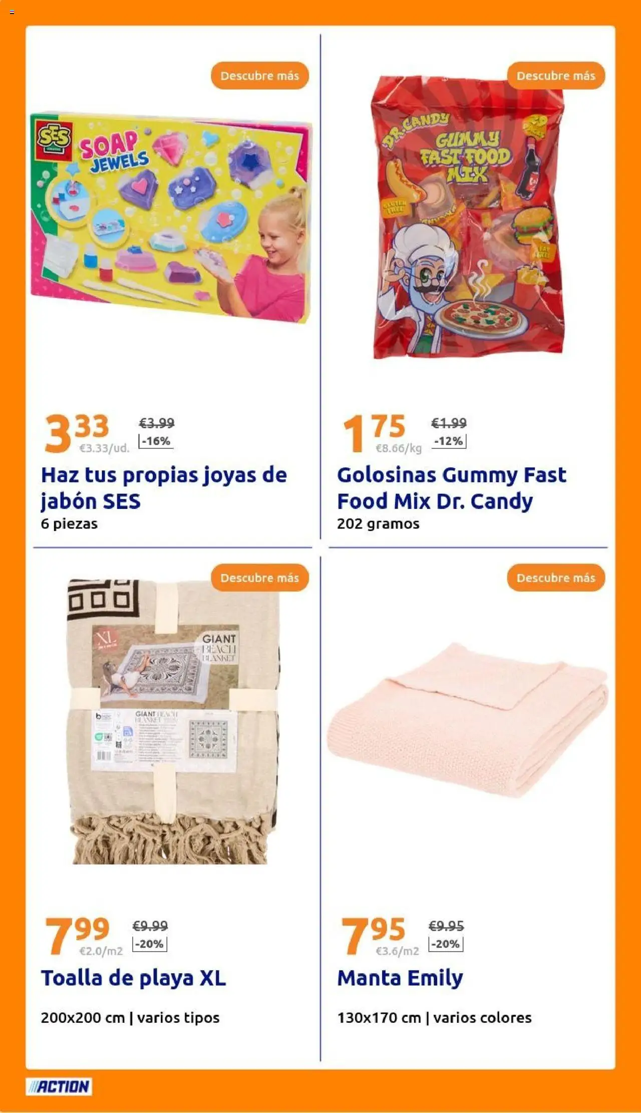 Action - Action ES week 26 2025 │ válido desde el 18.06.2025 | Página: 22 | Productos: Jabón, Golosinas, Manta