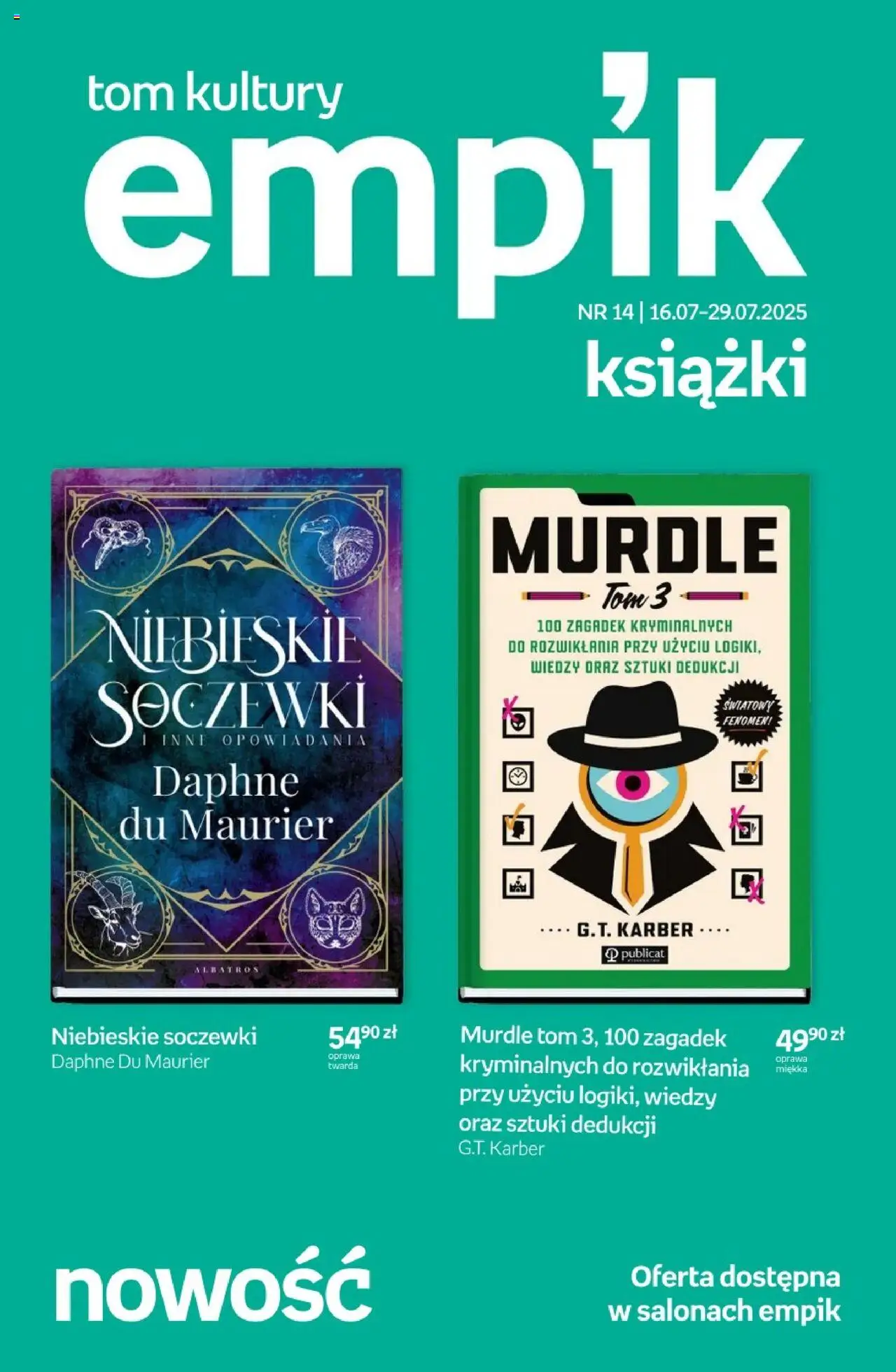 Empik promocje - Tom kultury Książki od 16.07.2025 | Strona: 1 | Produkty: Książki