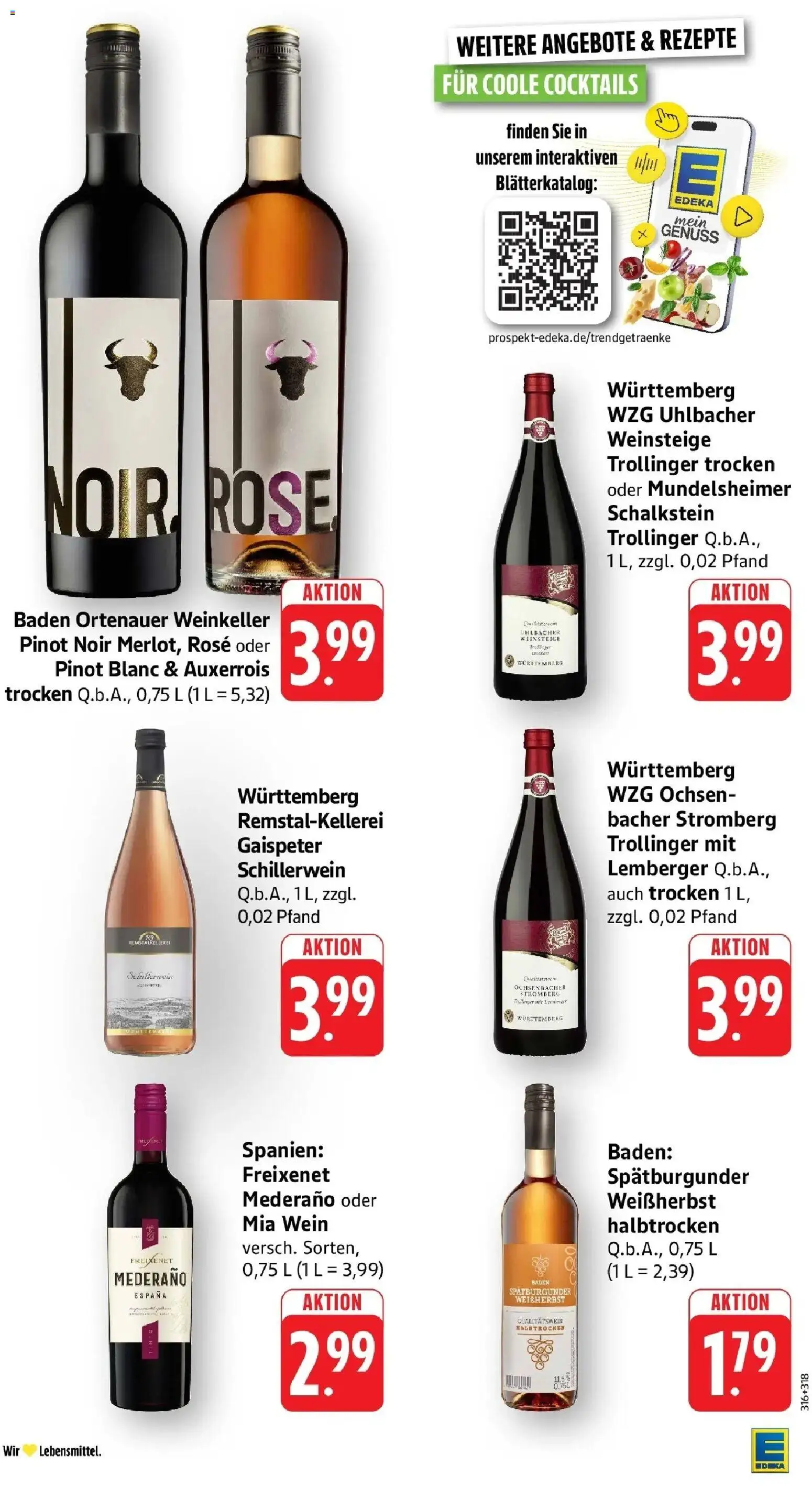 Edeka prospekt Göppingen-Ursenwang	 – gültig ab 19.04.2026 | Seite: 38 | Produkte: Freixenet, Freixenet mederano, Wein