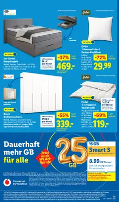 Lidl - Prospekt ab 13.10.2025 gültig | Seite: 5 | Produkte: Drehtürenschrank, Boxspringbett, Bad, Spiegel