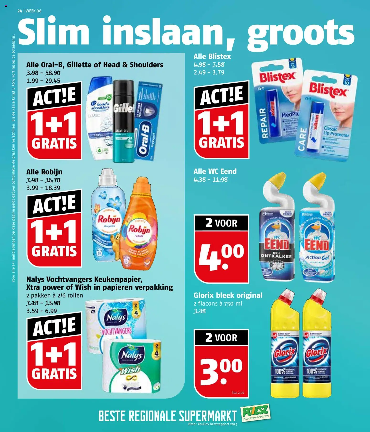 {H1} | Pagina: 24 | Producten: Robijn, Kan, Wc, Gel