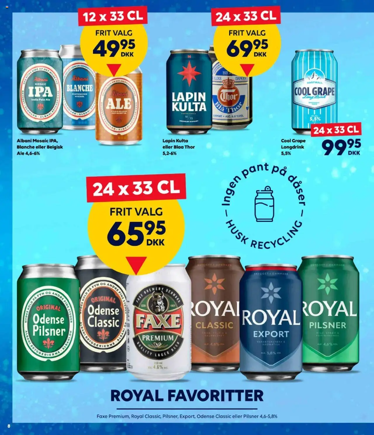 Bordershop Tilbudsavis gyldig fra 13.08.2025 | Side: 8 | Produkter: Øl, Søm