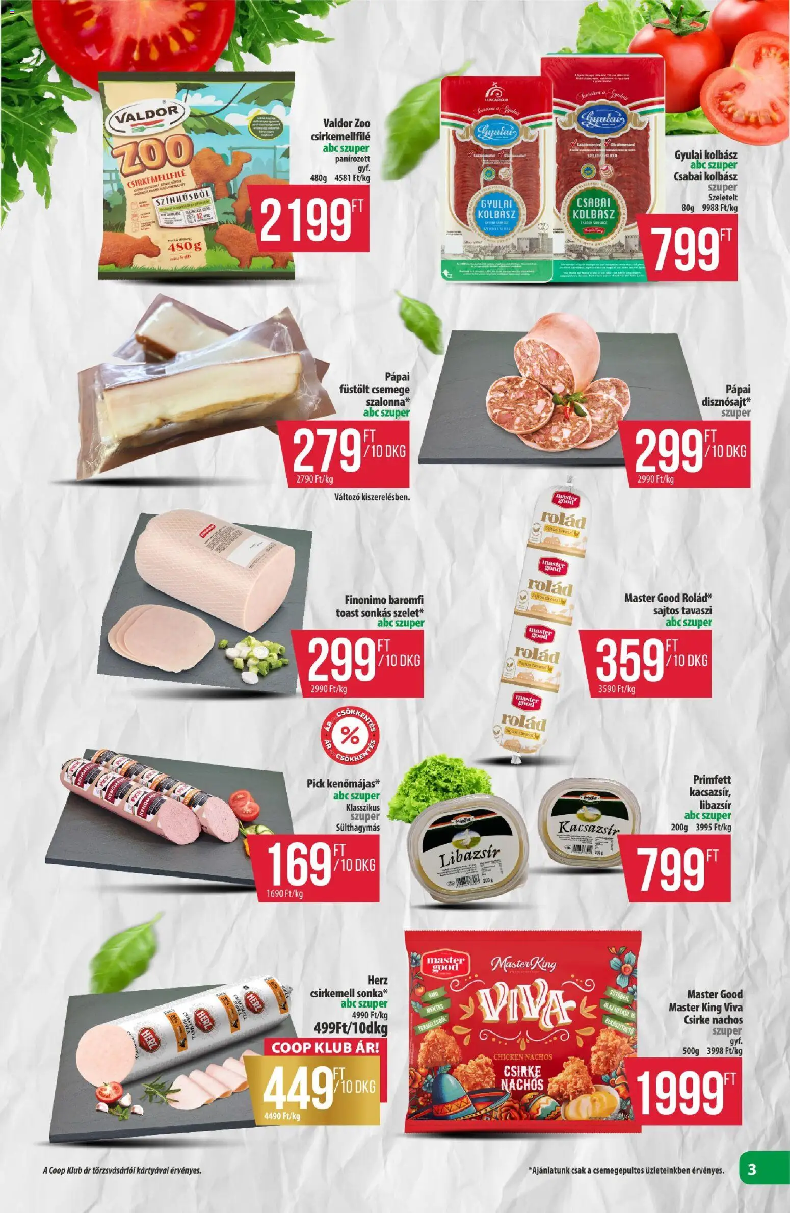 COOP akciós ujság - amely érvényes a következő dátumtól: 12.02.2026 | Oldal: 3