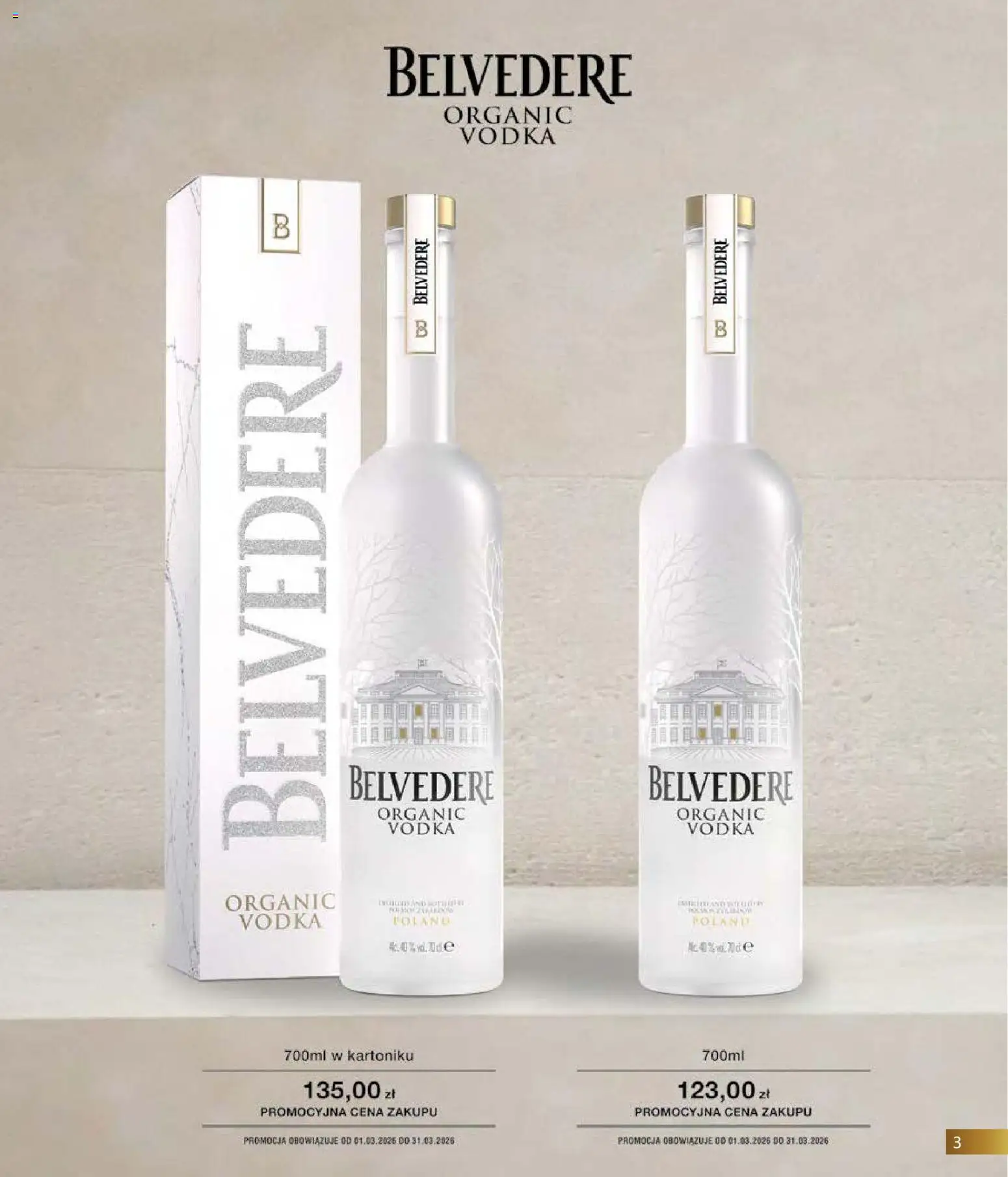 Eurocash gazetka - Horeca od 01.04.2026 | Strona: 3 | Produkty: Vodka