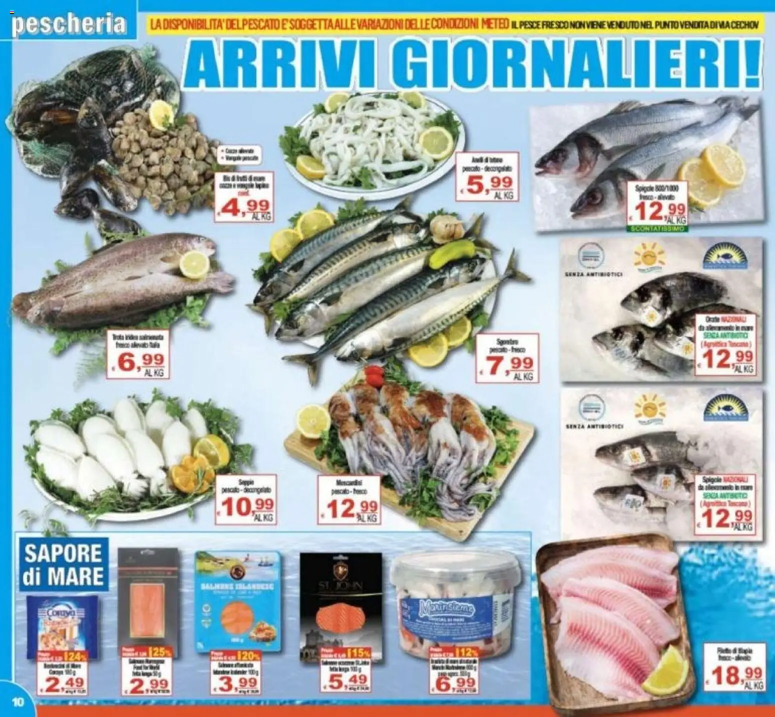 Volantino CTS del 07.04.2026 | Pagina: 10 | Prodotti: Pesce, Il pesce