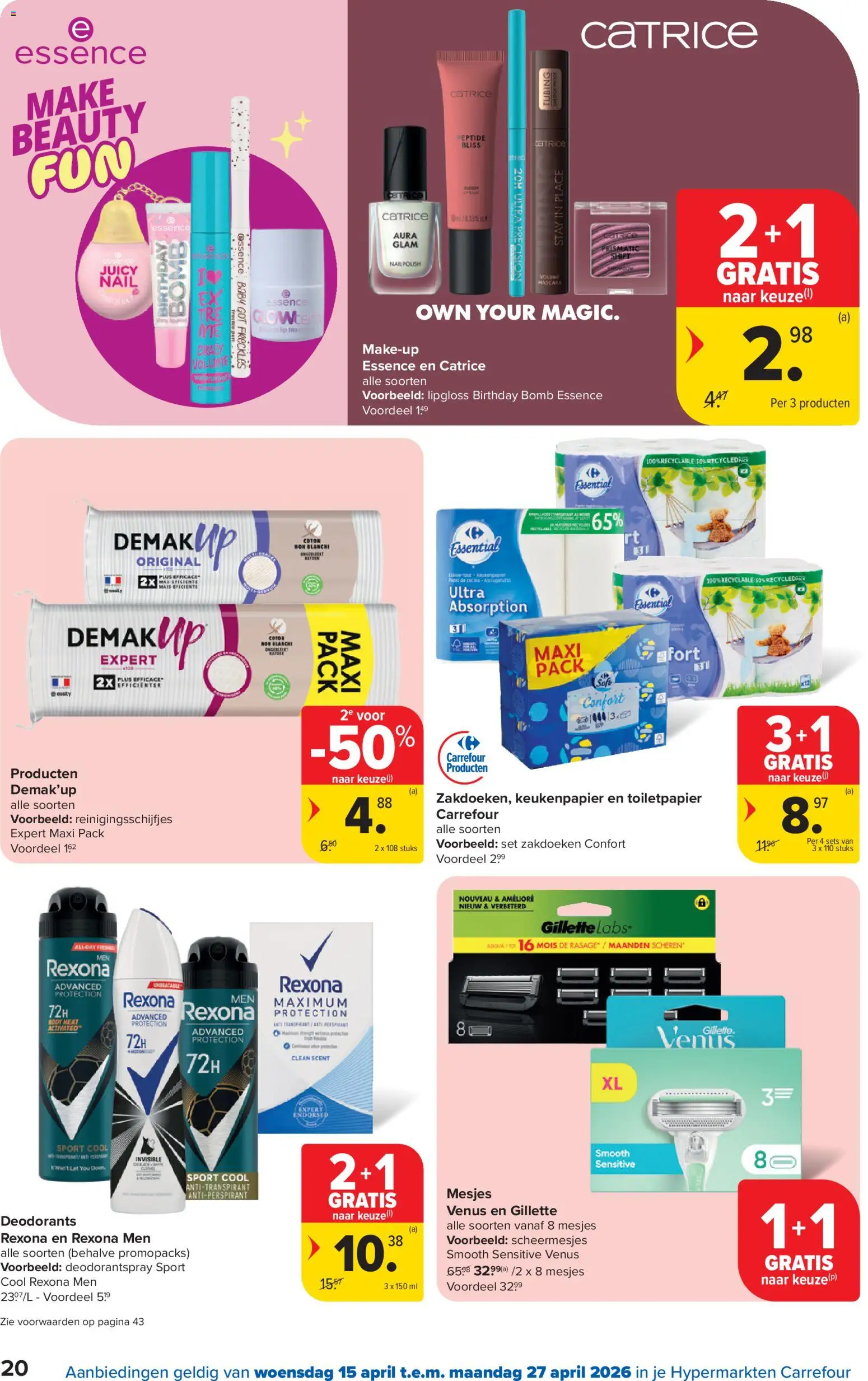 {H1} | Pagina: 20 | Producten: Toiletpapier, Mascara, Lipgloss, Keukenpapier