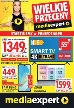 Pogląd oferty "Mediaexpert Gazetka - Wielkie przeceny Żory, Kościuszki 55" - ważna od 28.07.2025