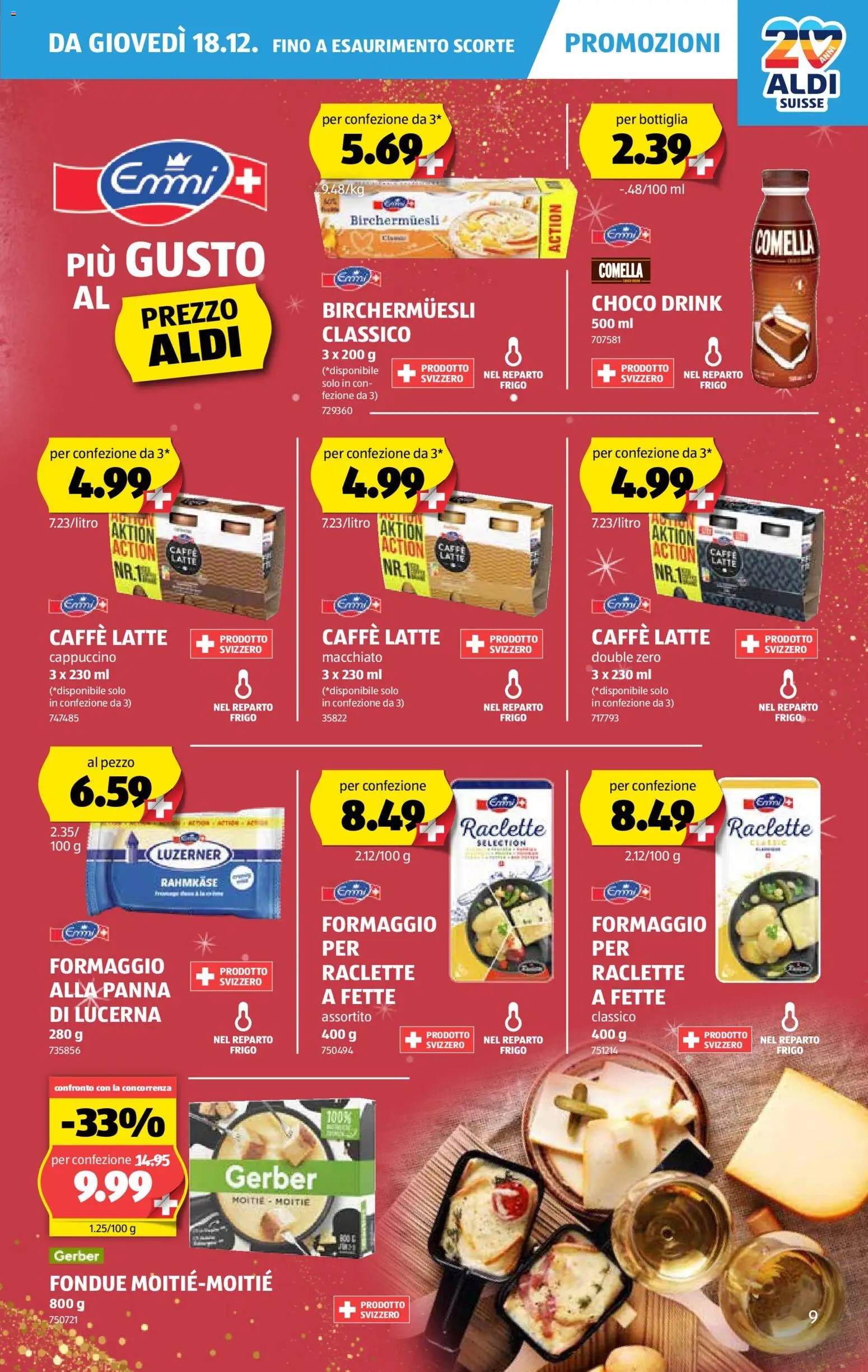 Aldi Aktionen IT – gültig ab 18.12.2025 | Seite: 10 | Produkte: Raclette, Fondue