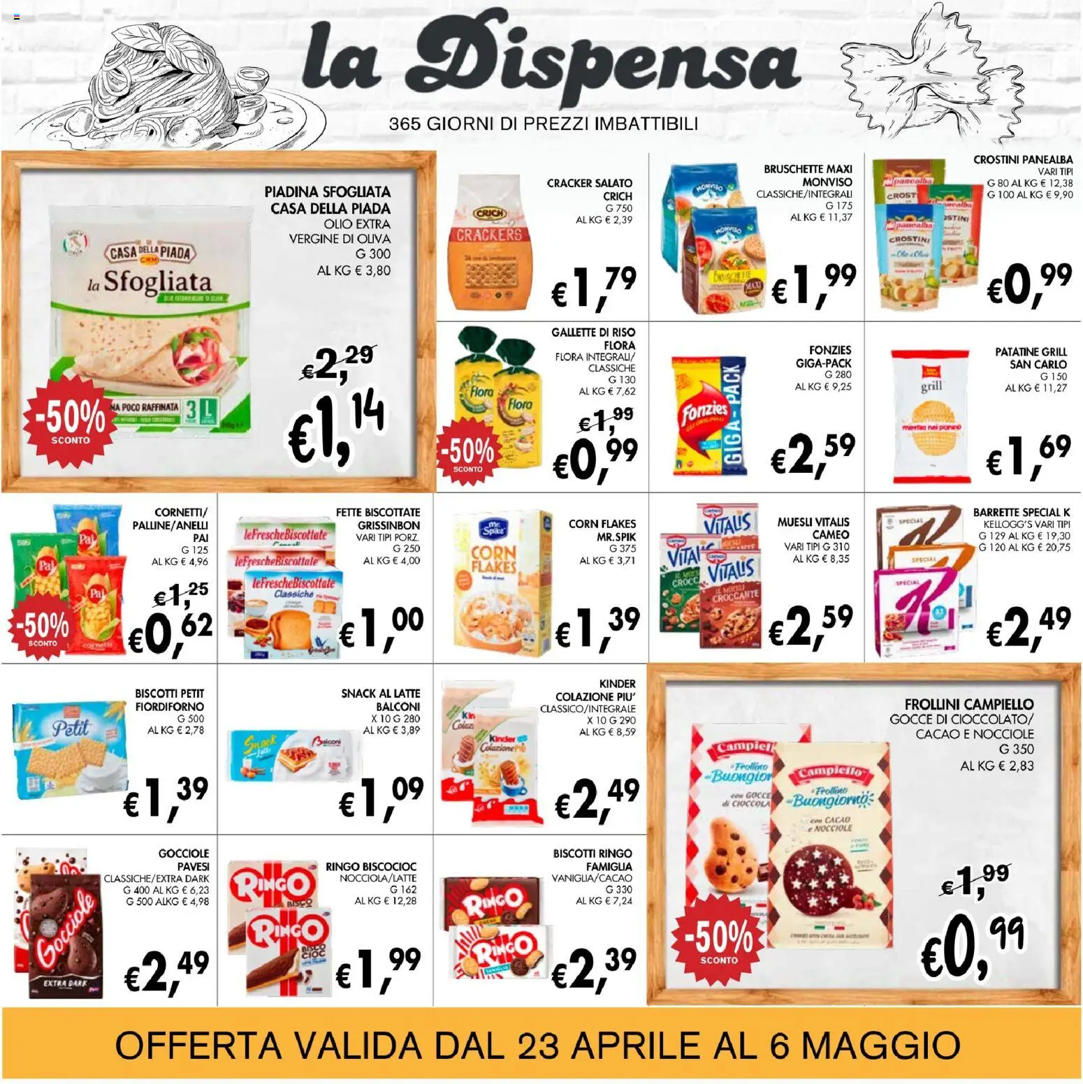 Volantino Coal del 23.04.2026 | Pagina: 15 | Prodotti: Muesli, Latte, Nocciole, Gallette