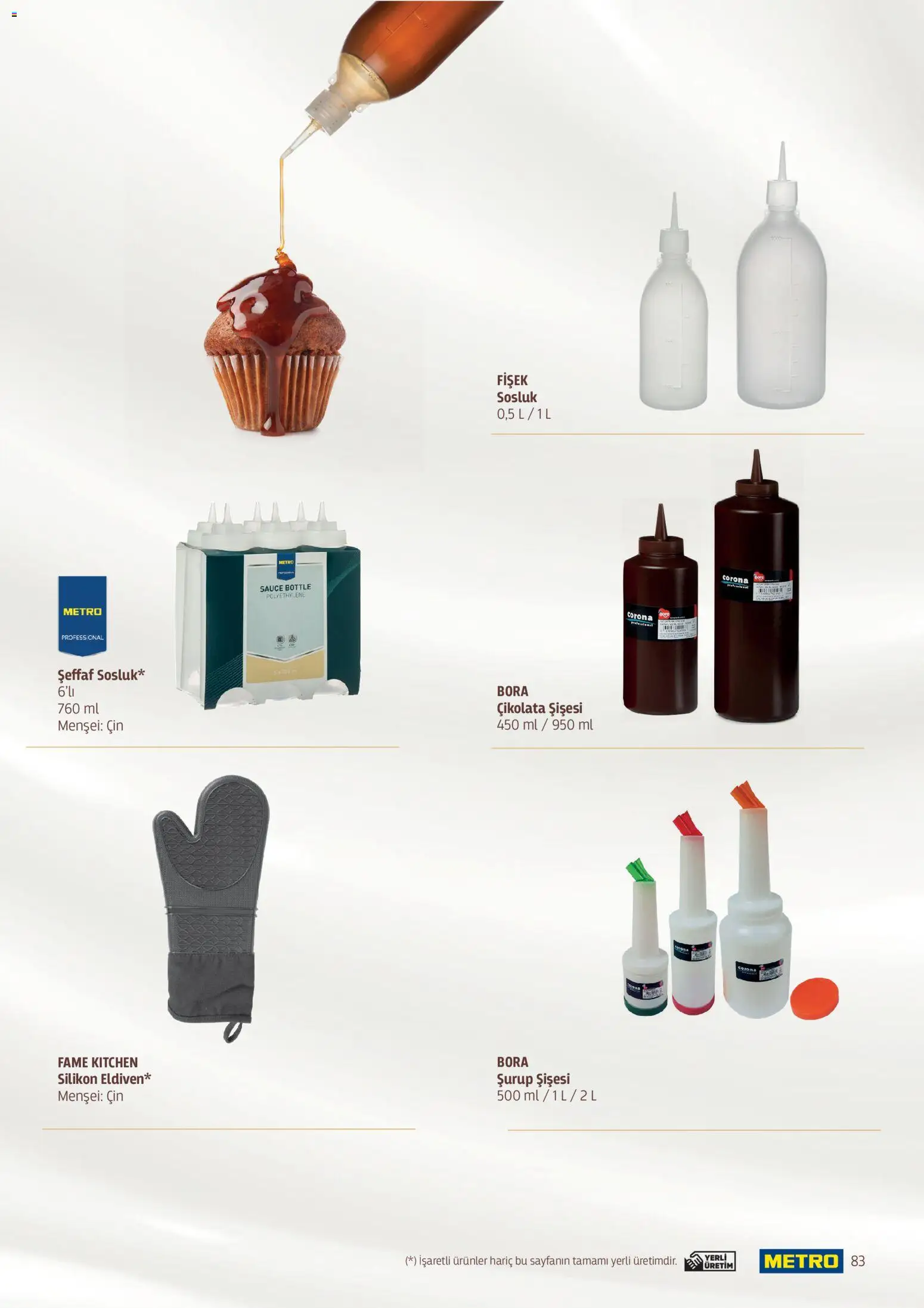 Metro - Pastacılık Kataloğu - 06.04.2026 tarihinden itibaren geçerlidir | Sayfa: 83 | Ürünler: Çikolata, Cin