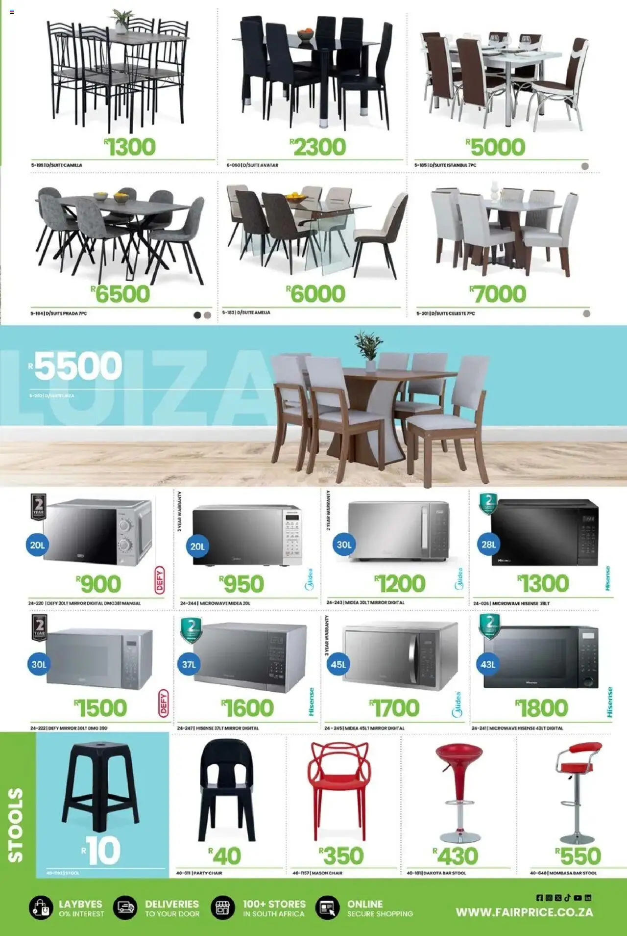New Fair Price catalogue – valid from 01.10.2025 | Page: 19 | Products: Stool, Chair, Mirror, Bar stool