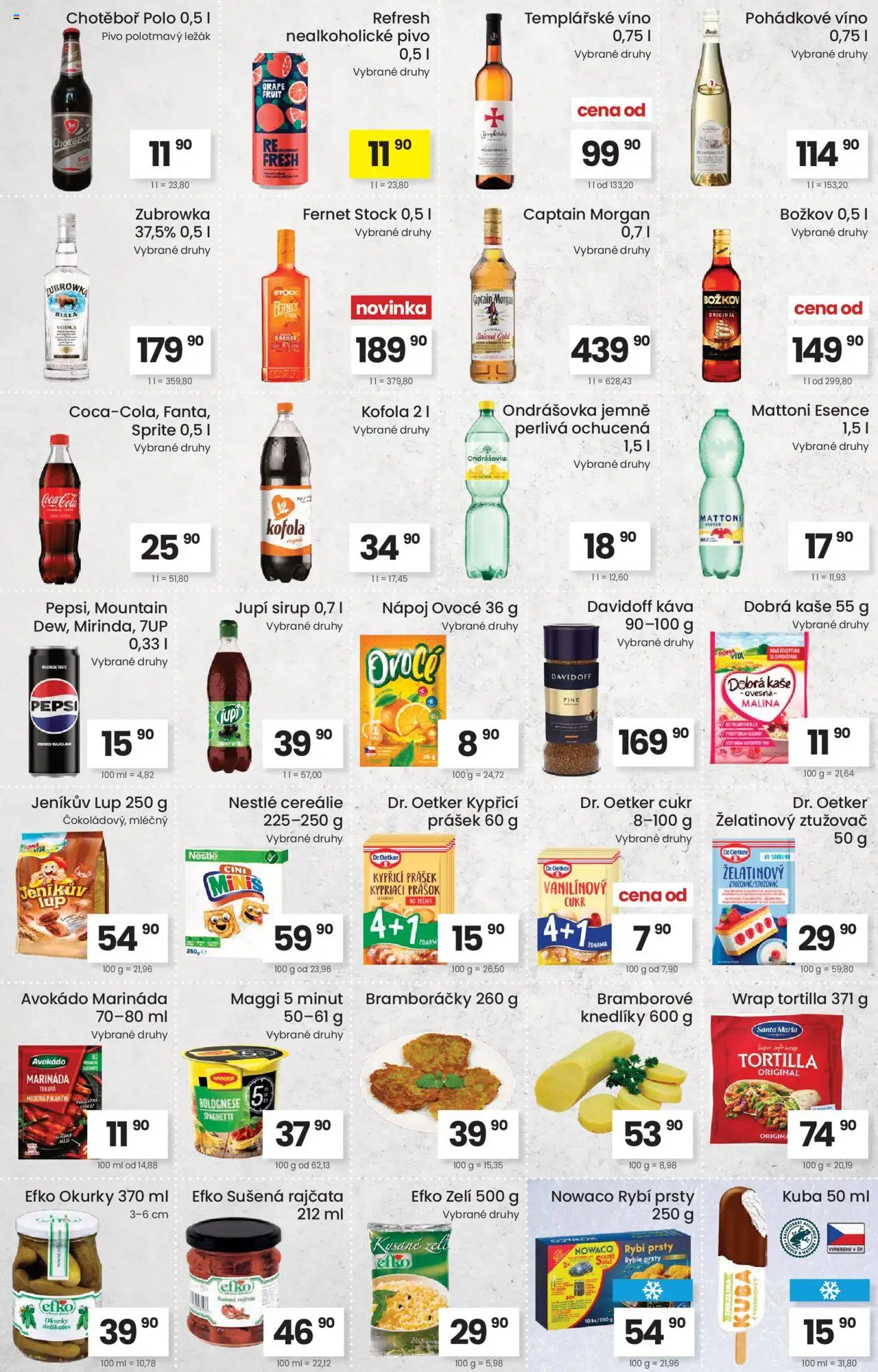 Kubík leták od 12.08.2025 | Strana: 3 | Produkty: Maggi, Zmrzlina, Rybí prsty, Zubrowka
