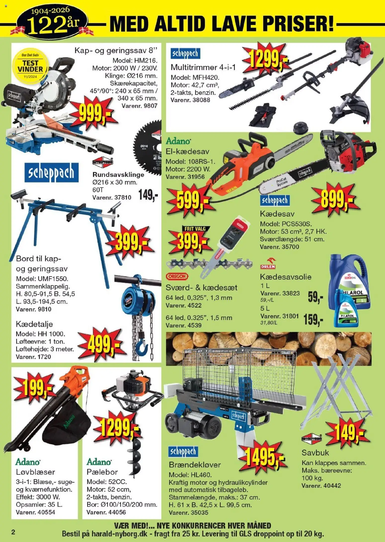 Harald Nyborg tilbudsavis – gyldig fra 26.02.2026 | Side: 2 | Produkter: Bord