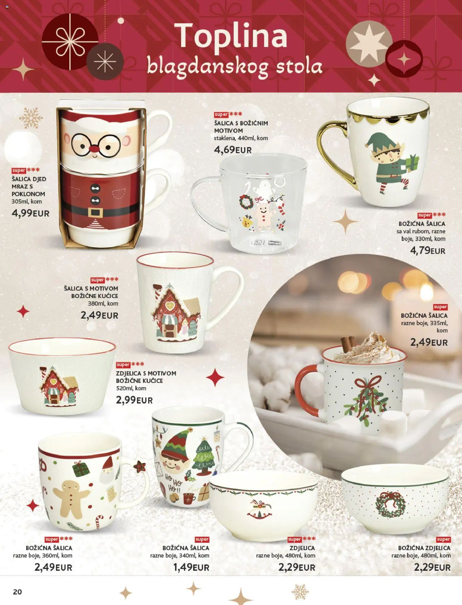 Konzum katalog | vrijedi od 24.11.2025 | Stranica: 20 | Proizvodi: Šalica