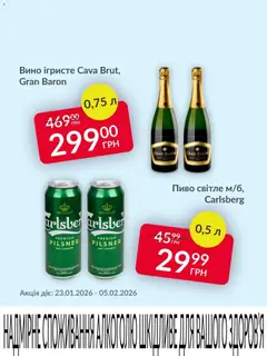 Fozzy акції дійснийкції з 23.01.2026