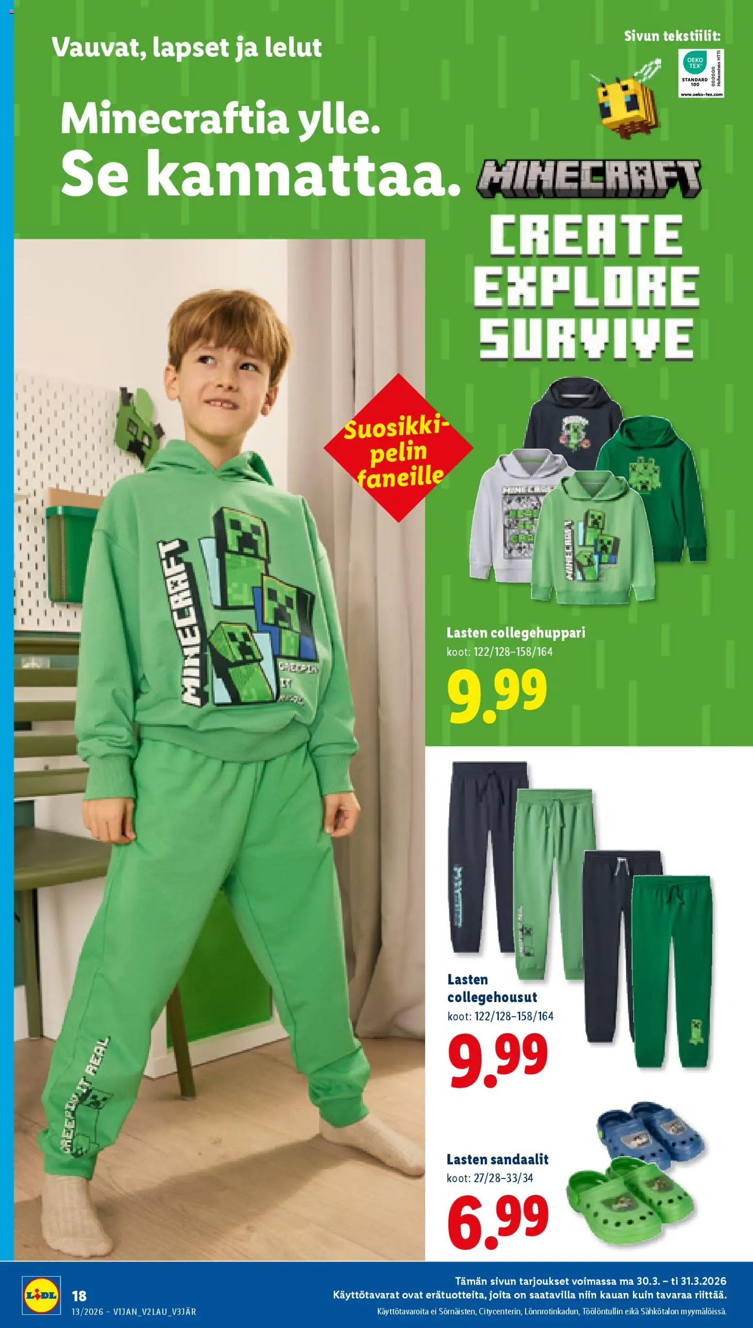 Lidl tarjoukset - Tampere – voimassa 26.03.2026 alkaen | Sivu: 24 | Tuotteet: Sandaalit