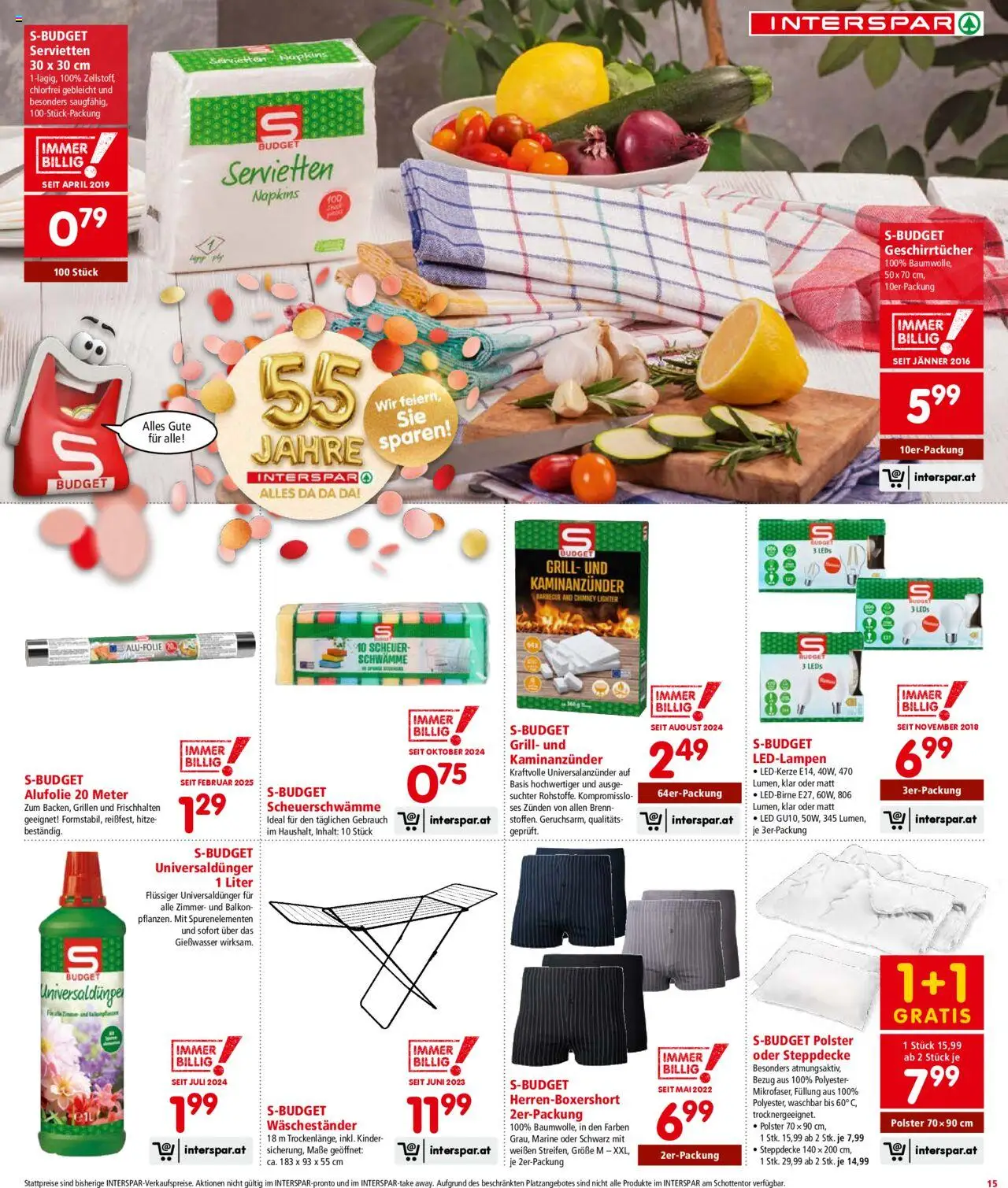 Interspar Flugblatt - Kärnten gültig ab 31.07.2025 | Seite: 15 | Produkte: Grill