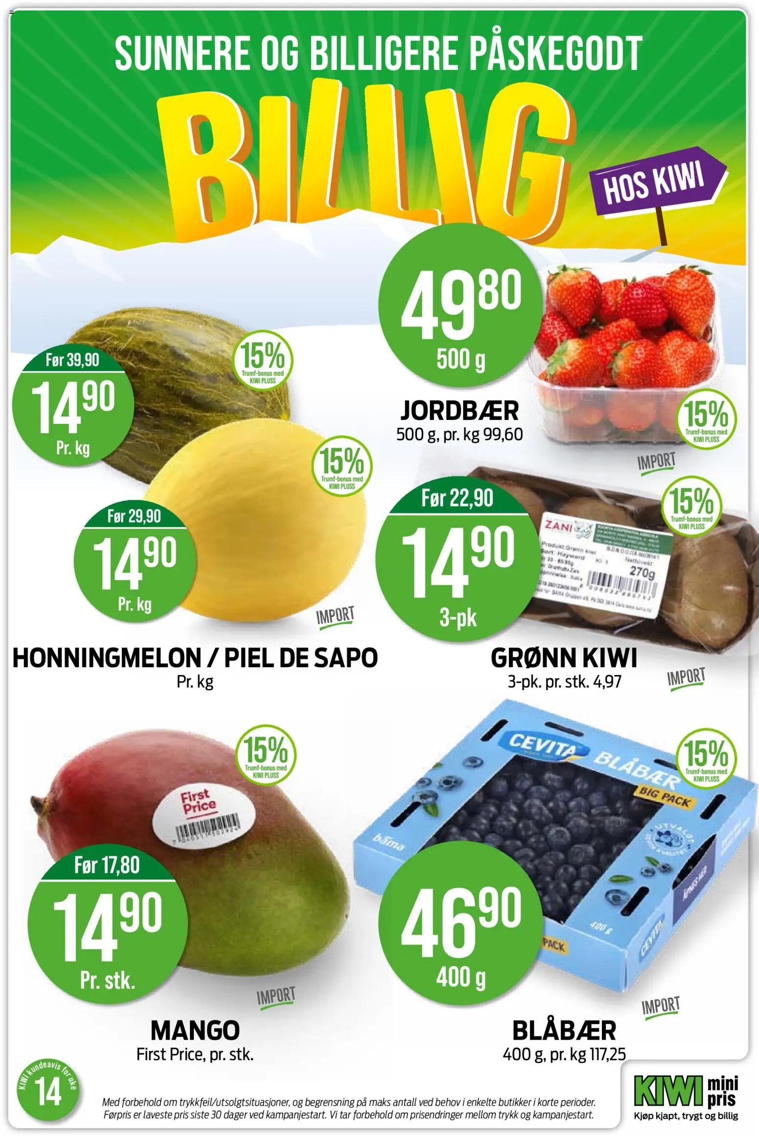 Nye » Kiwi kundeavis « er nå online. Se alle Apriltilbud på mobilen og spar! | Norway
