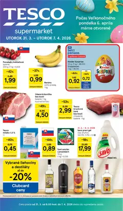 Tesco leták platný od 31.03.2026