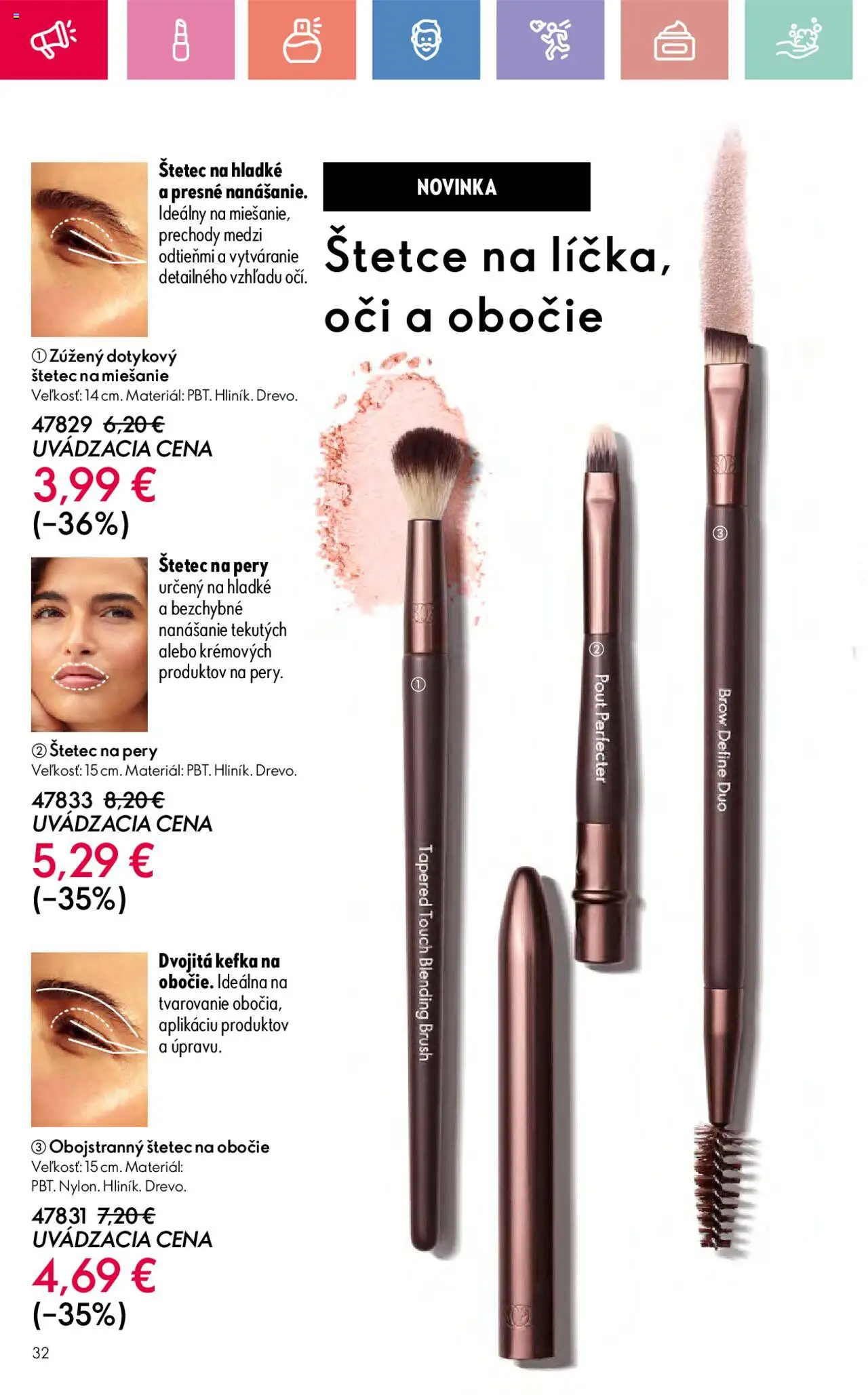 Katalóg Oriflame 10 2025 │ platný od 06.07.2025 | Strana: 32 | Produkty: Štetec