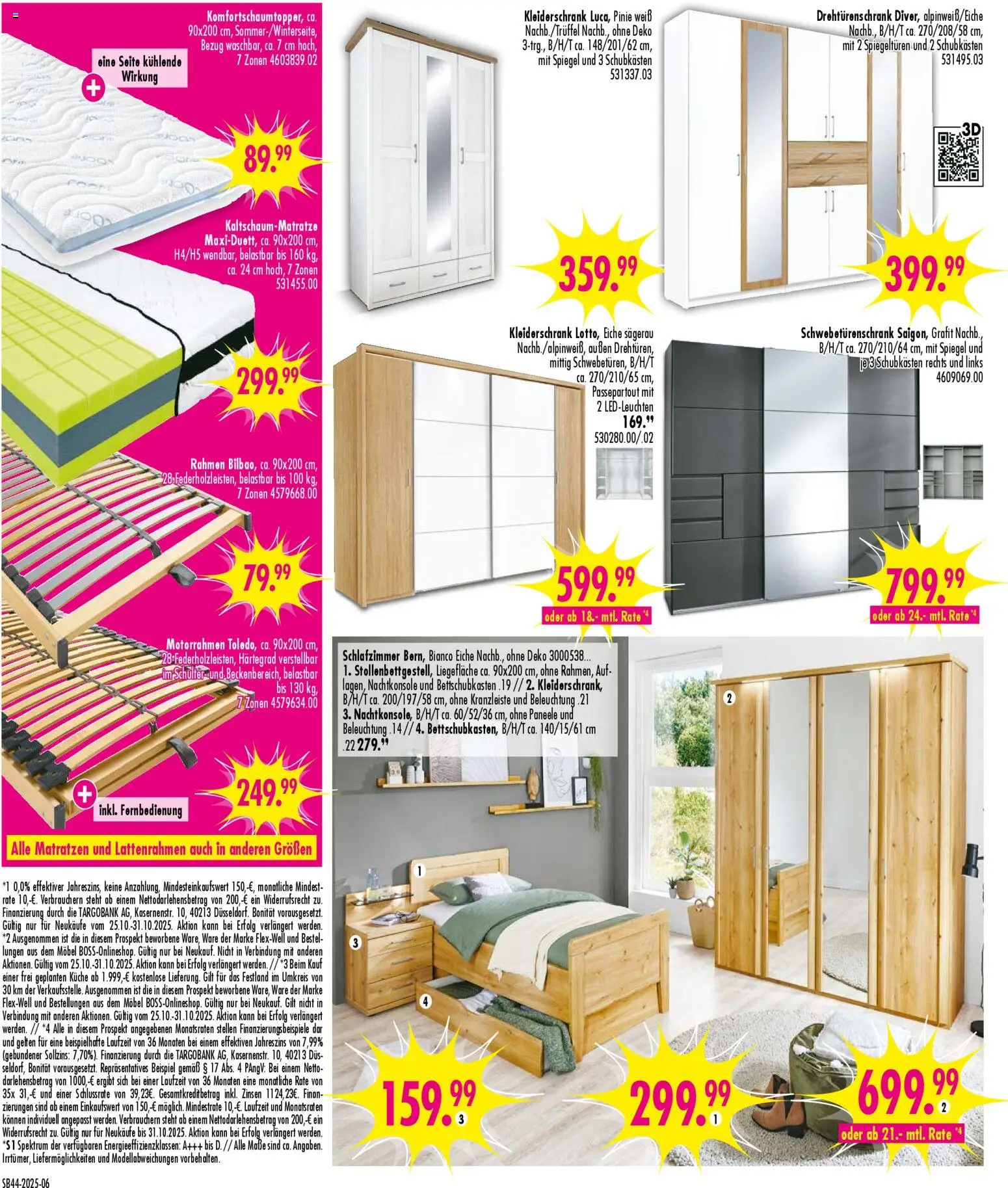 SB Möbel Boss Prospekt - Neunkirchen 	 – gültig ab 25.10.2025 | Seite: 6 | Produkte: Kleiderschrank, Schwebetürenschrank, Drehtürenschrank, Küche