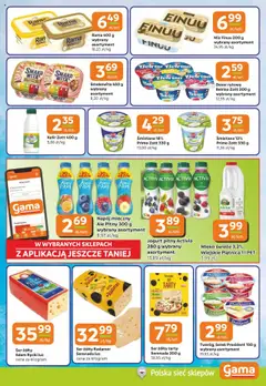 Gama Gazetka od 18.09.2025 | Strona: 7 | Produkty: Serek president, Jogurt pitny, Mleko, Jogurt