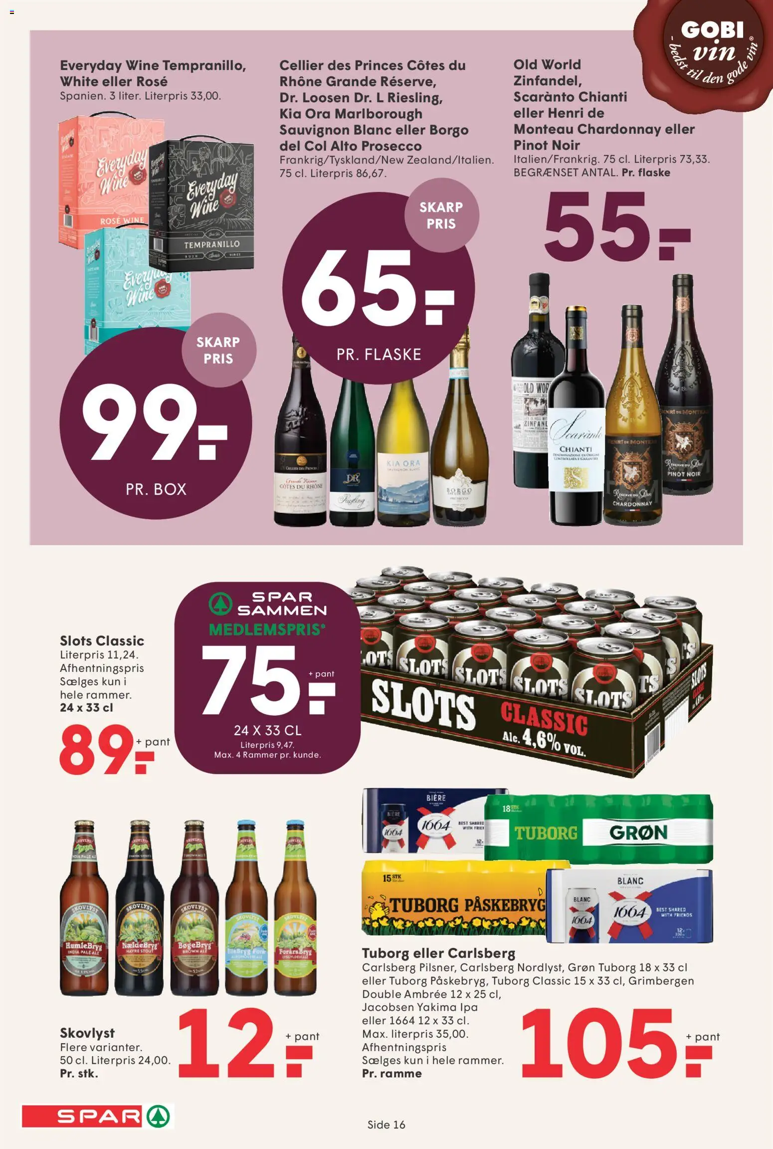 Spar tilbudsavis – gyldig fra 06.03.2026 | Side: 17 | Produkter: Rammer, Vin