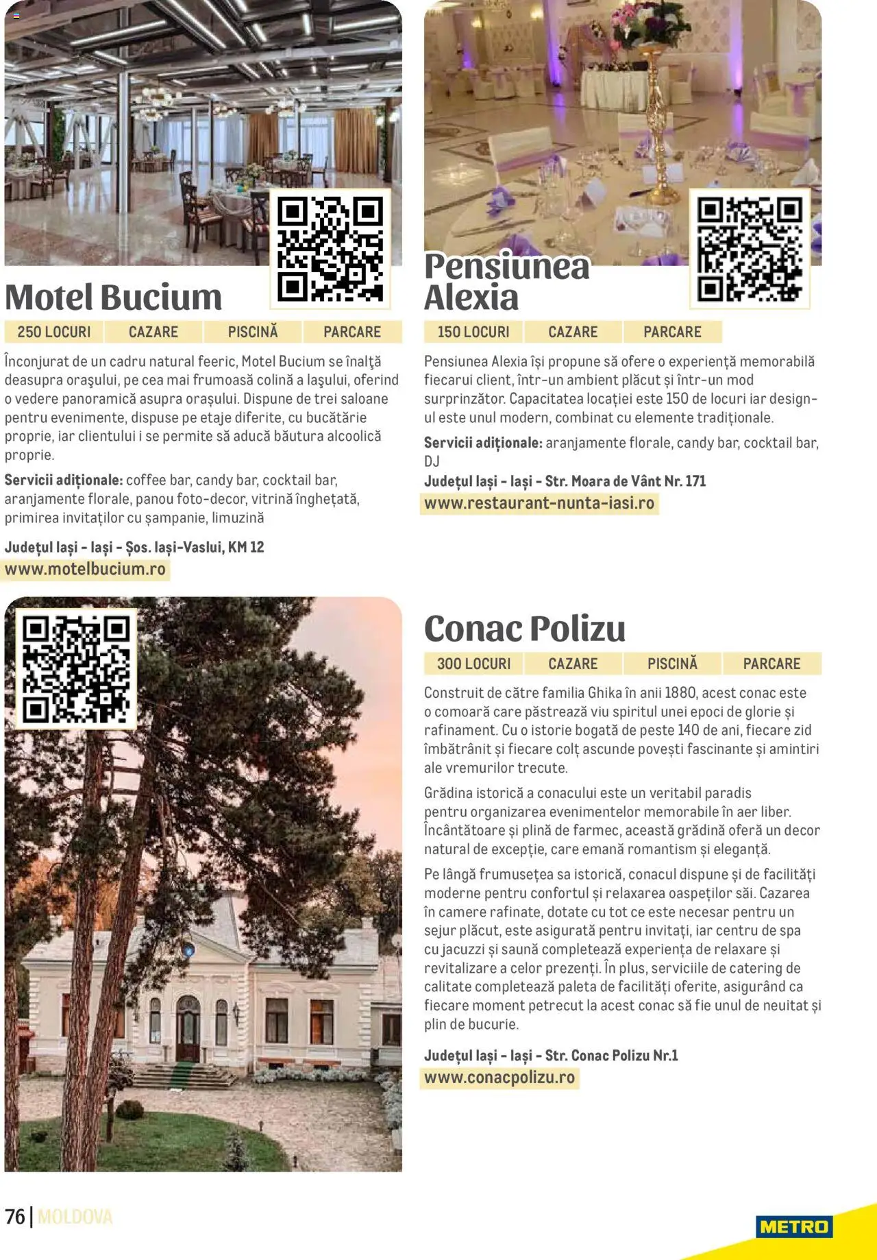 Metro catalog - Ghid Locații pentru Evenimente – valabil de la 09.05.2024 | Pagină: 76 | Produse: Piscină, Bucătărie, Vitrină, Pește