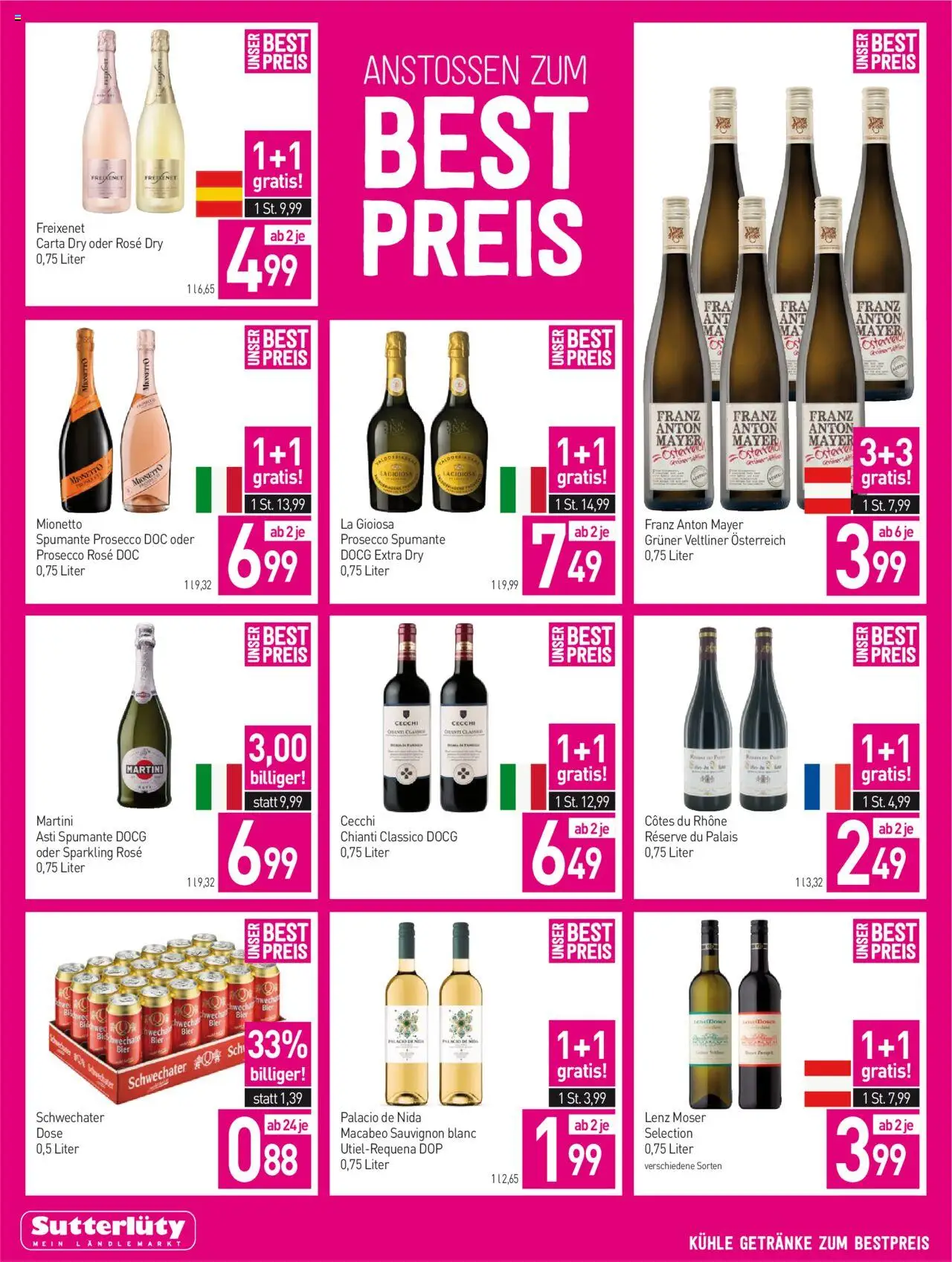 Sutterlüty Flugblatt gültig ab 16.10.2025 | Seite: 12 | Produkte: Bier