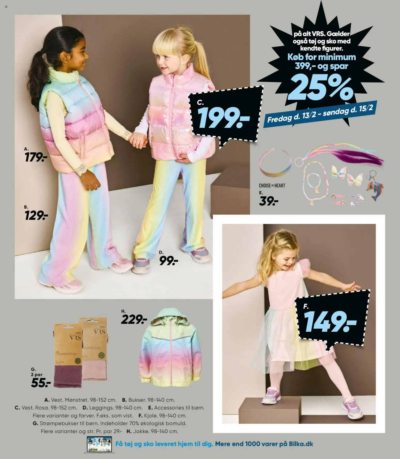 Bilka tilbudsavis – gyldig fra 13.02.2026 | Side: 38 | Produkter: Strømpebukser, Søm, Sko, Tøj