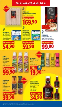 Náhled letáku KANIA Olivový olej ve spreji, 200 ml, natural / s česnekem / s chilli od 23.04.2026 | Strana: 15