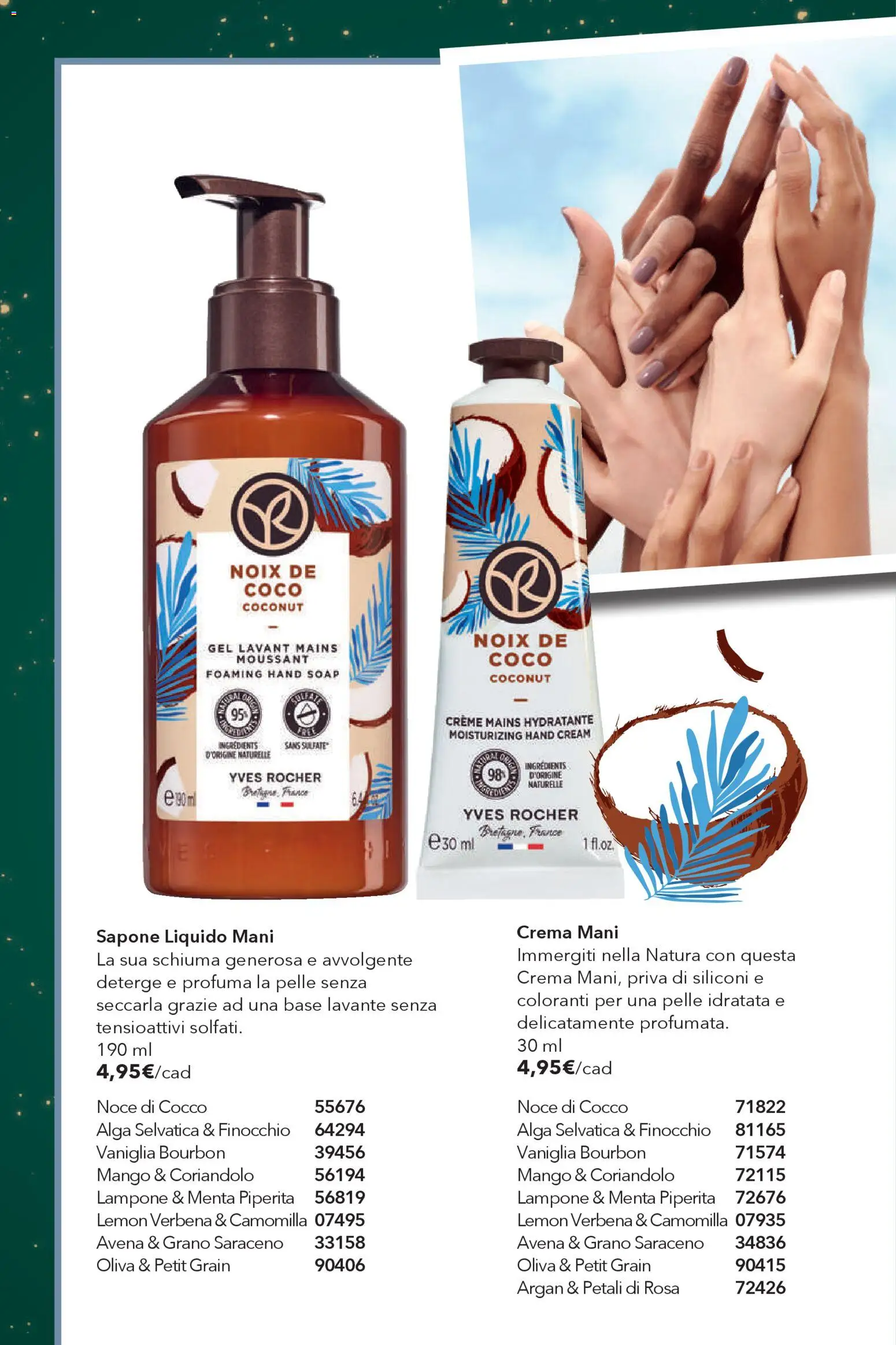 Volantino Yves Rocher del 29.11.2025 | Pagina: 64 | Prodotti: Crema, Mango, Lampone, Cocco