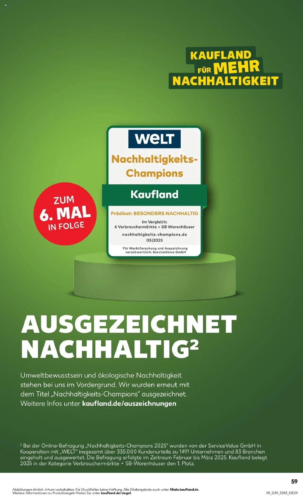 Kaufland prospekt Sonneberg	 – gültig ab 25.09.2025 | Seite: 59